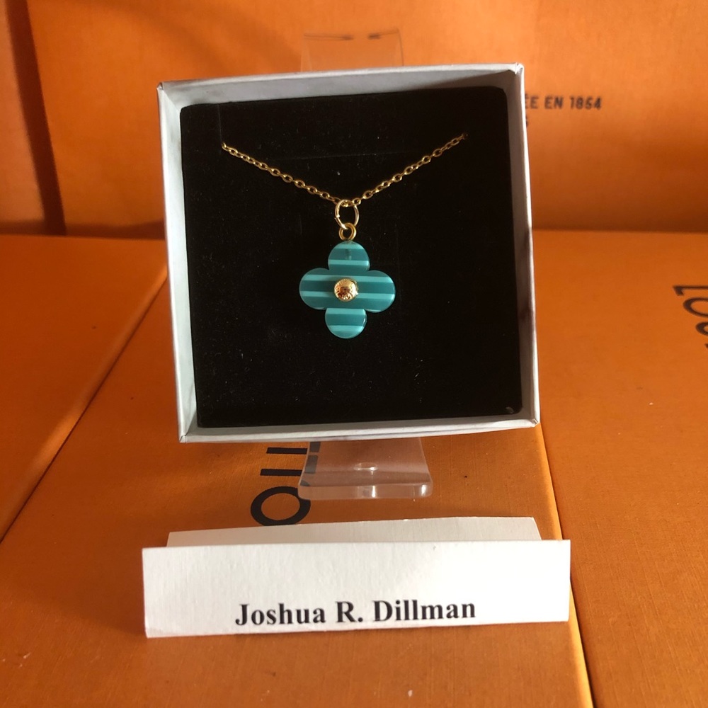 Louis Vuitton reworked flower necklace